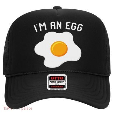 I'm An Egg Costume Funny Halloween Present Fried Egg Costume Hat