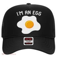 I'm An Egg Costume Funny Halloween Present Fried Egg Costume Hat thumb 0