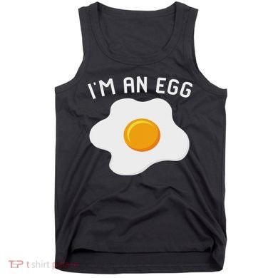 I'm An Egg Costume Funny Halloween Present Fried Egg Costume Tank Top