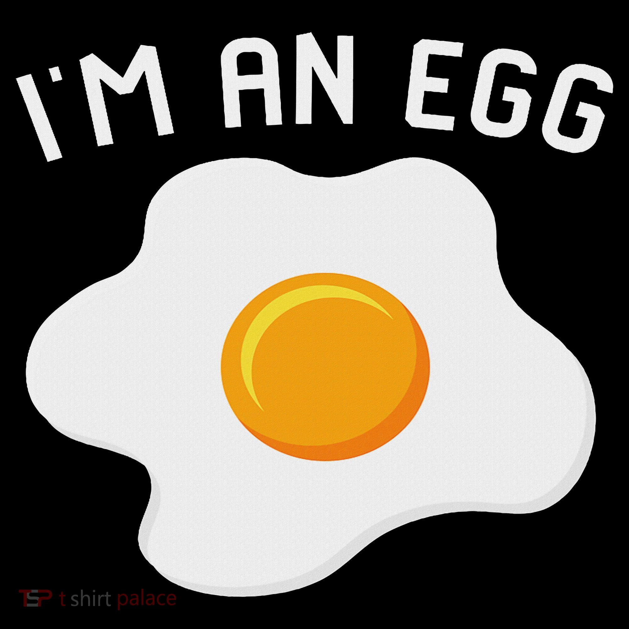 I'm An Egg Costume Funny Halloween Present Fried Egg Costume Tank Top