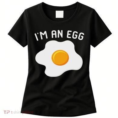 I'm An Egg Costume Funny Halloween Present Fried Egg Costume Women's T-Shirt