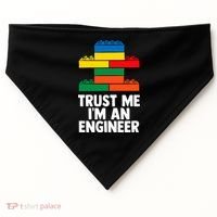 I´m An Engineer  Building Blocks Brick  USA-Made Doggie Bandana thumb 0