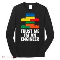 I´m An Engineer  Building Blocks Brick  Long Sleeve Shirt thumb 0