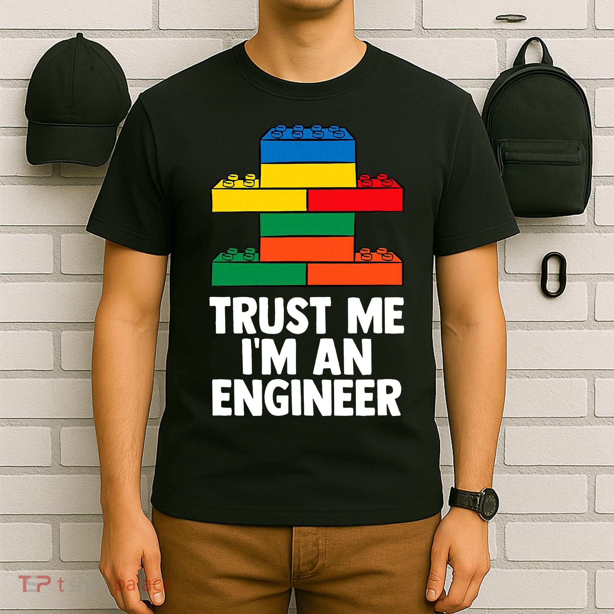 I´m An Engineer  Building Blocks Brick  T-Shirt