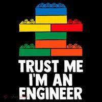 I´m An Engineer  Building Blocks Brick  Backpack thumb 2