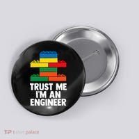 I´m An Engineer  Building Blocks Brick  Button thumb 0