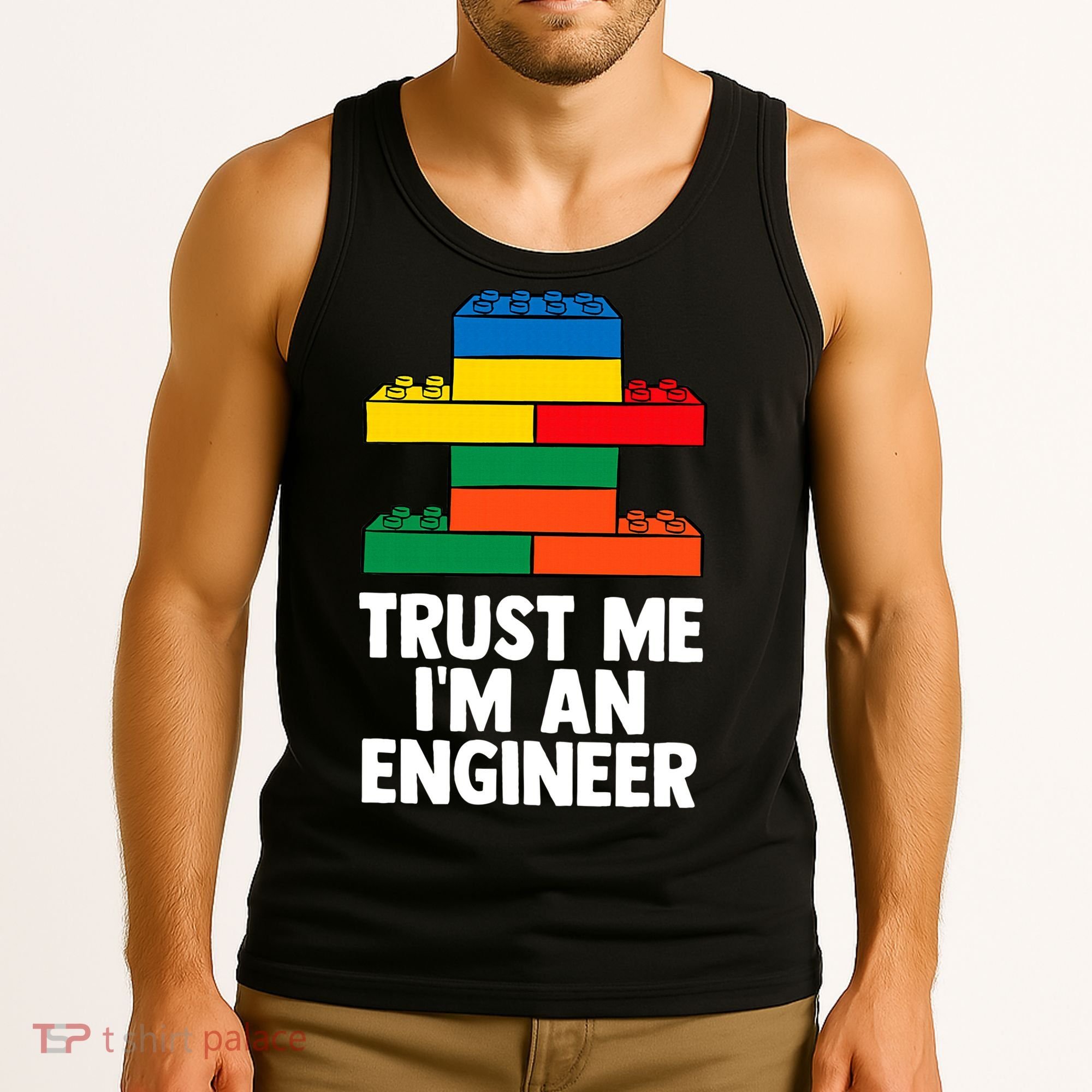 I´m An Engineer  Building Blocks Brick  Tank Top