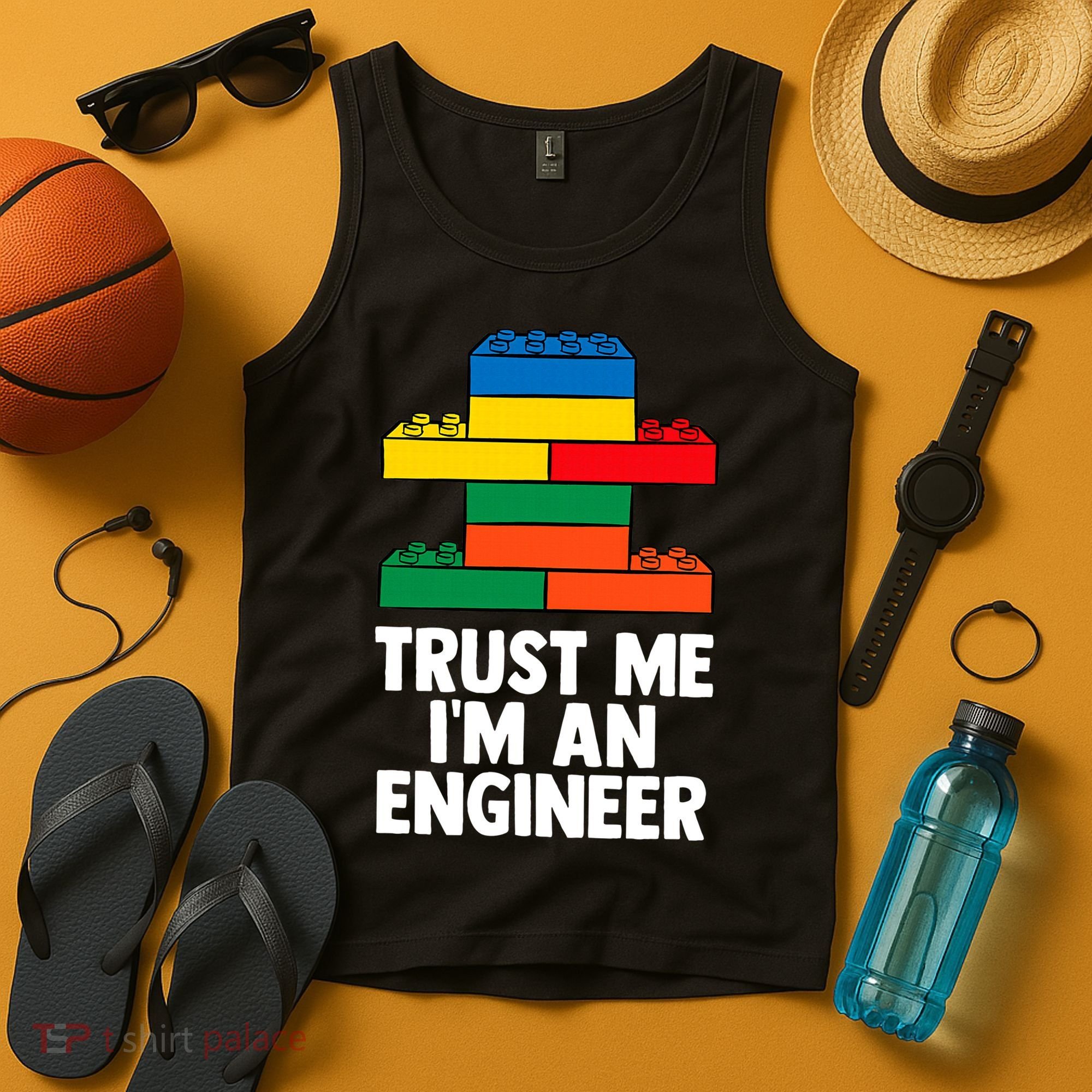 I´m An Engineer  Building Blocks Brick  Tank Top