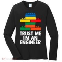 I´m An Engineer  Building Blocks Brick  Women's Long Sleeve Shirt thumb 0