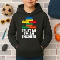 I´m An Engineer  Building Blocks Brick  Kids Hoodie thumb 2