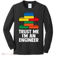 I´m An Engineer  Building Blocks Brick  Kids Long Sleeve Shirt thumb 0