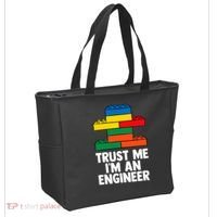 I´m An Engineer  Building Blocks Brick  Tote Bag thumb 2