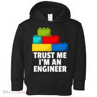 I´m An Engineer Building Blocks Brick Toy Builder Toddler Hoodie thumb 0