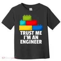 I´m An Engineer Building Blocks Brick Toy Builder Toddler T-Shirt thumb 0