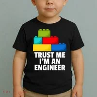 I´m An Engineer Building Blocks Brick Toy Builder Toddler T-Shirt thumb 2