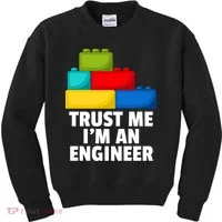 I´m An Engineer Building Blocks Brick Toy Builder Kids Sweatshirt thumb 0