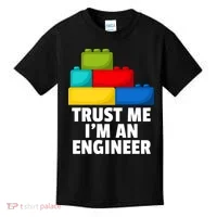 I´m An Engineer Building Blocks Brick Toy Builder Kids T-Shirt thumb 0