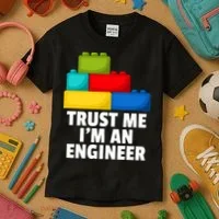 I´m An Engineer Building Blocks Brick Toy Builder Kids T-Shirt thumb 3