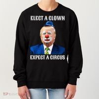 Impeach Antitrump Elect A Clown Expect A Circus Women's Sweatshirt thumb 0