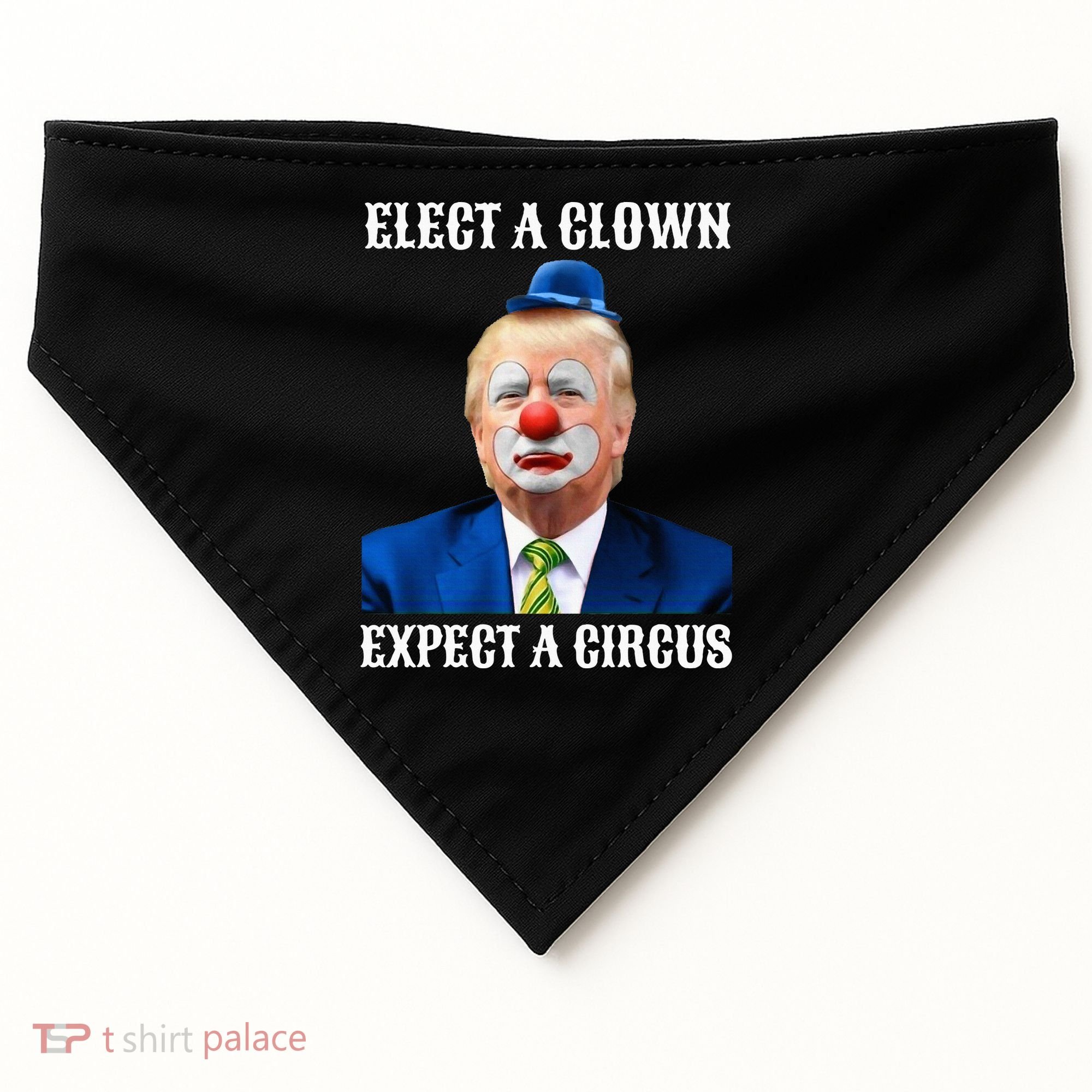 Impeach Antitrump Elect A Clown Expect A Circus USA-Made Doggie Bandana