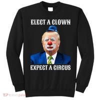 Impeach Antitrump Elect A Clown Expect A Circus Sweatshirt thumb 0