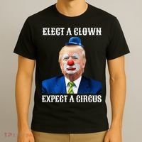 Impeach Antitrump Elect A Clown Expect A Circus T-Shirt thumb 3