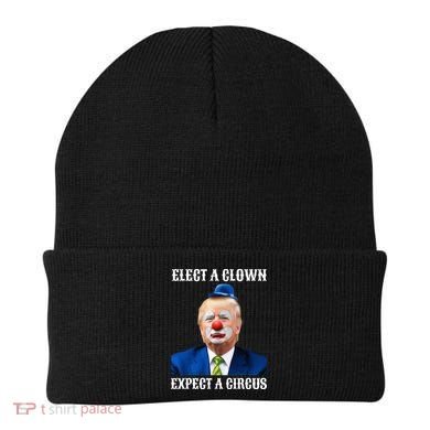 Impeach Antitrump Elect A Clown Expect A Circus Beanie