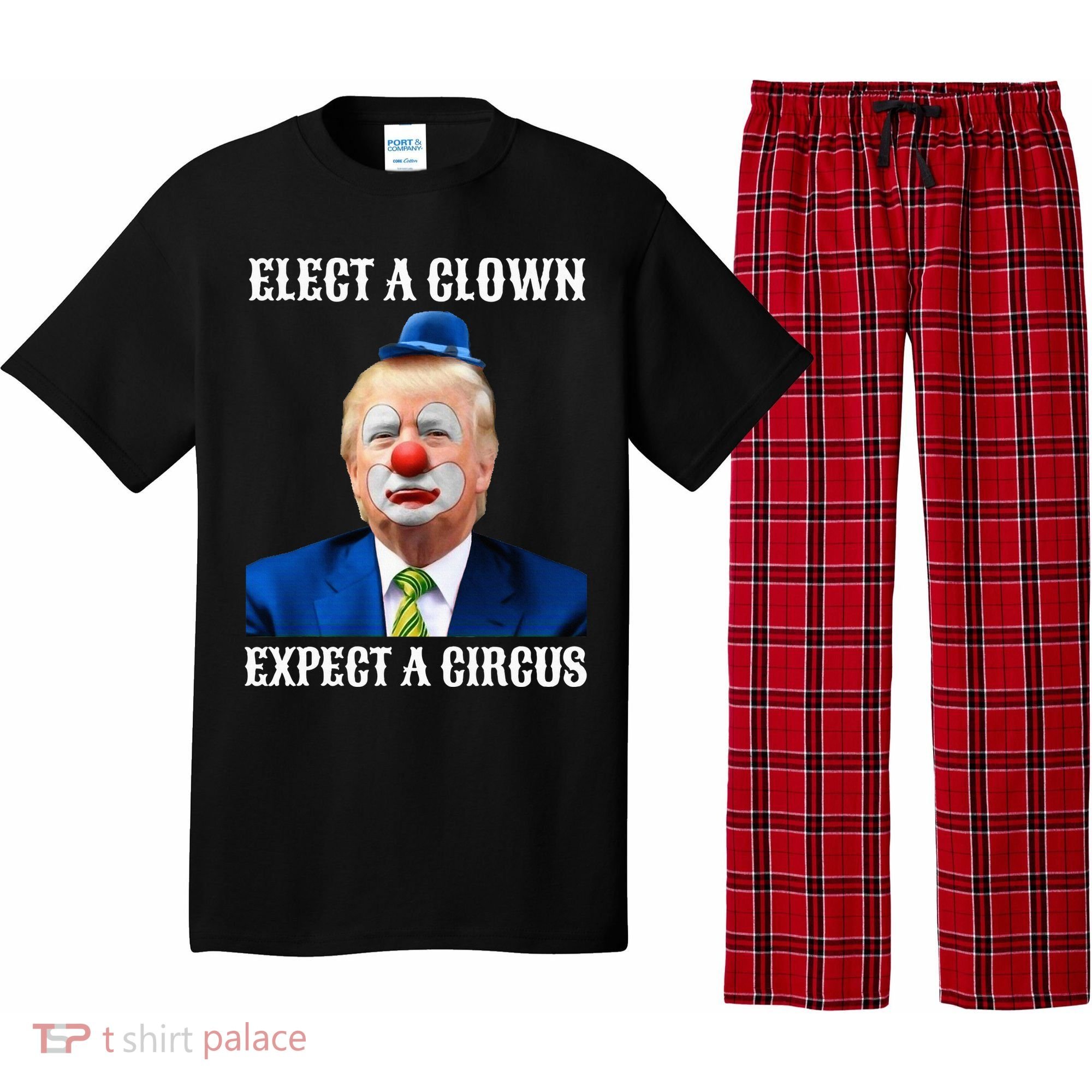 Impeach Antitrump Elect A Clown Expect A Circus Pajama Set