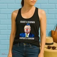Impeach Antitrump Elect A Clown Expect A Circus Women's Tank Top thumb 2