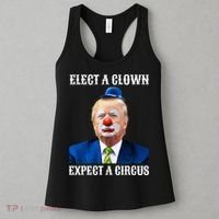 Impeach Antitrump Elect A Clown Expect A Circus Women's Tank Top thumb 3