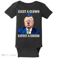 Impeach Antitrump Elect A Clown Expect A Circus Baby Bodysuit thumb 0
