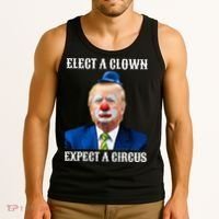 Impeach Antitrump Elect A Clown Expect A Circus Tank Top thumb 3