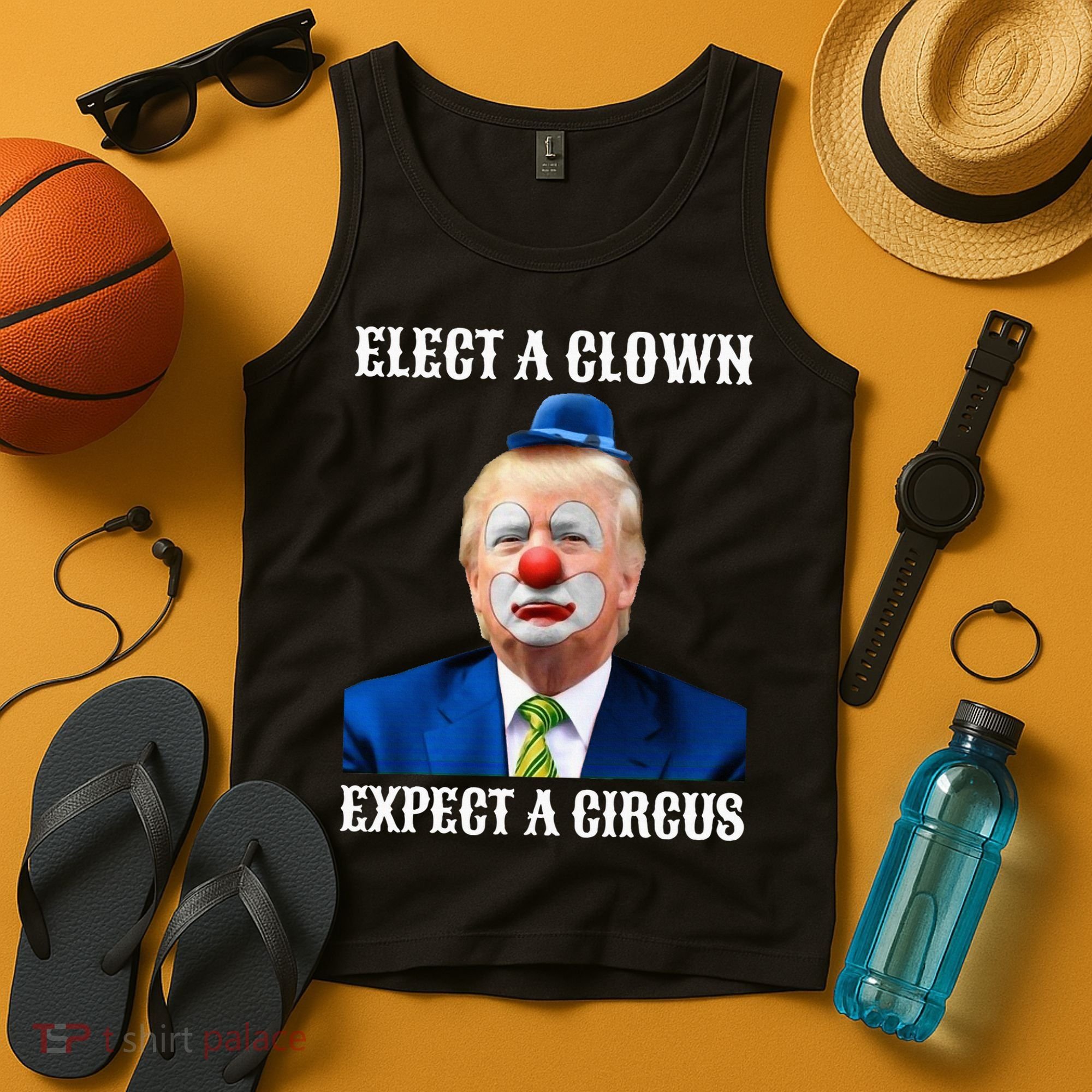Impeach Antitrump Elect A Clown Expect A Circus Tank Top