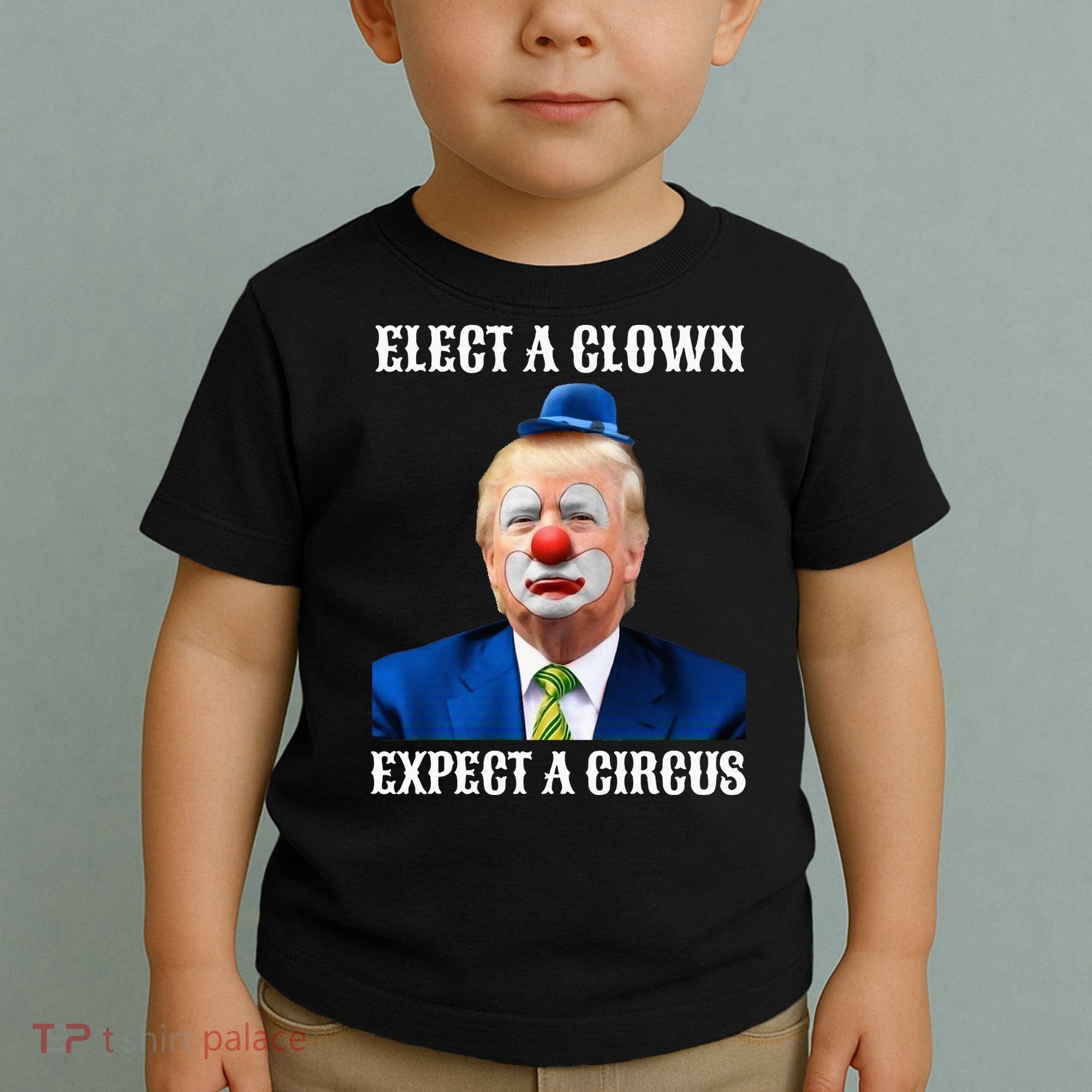 Impeach Antitrump Elect A Clown Expect A Circus Toddler T-Shirt