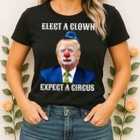 Impeach Antitrump Elect A Clown Expect A Circus Women's T-Shirt thumb 2