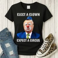 Impeach Antitrump Elect A Clown Expect A Circus Women's T-Shirt thumb 3