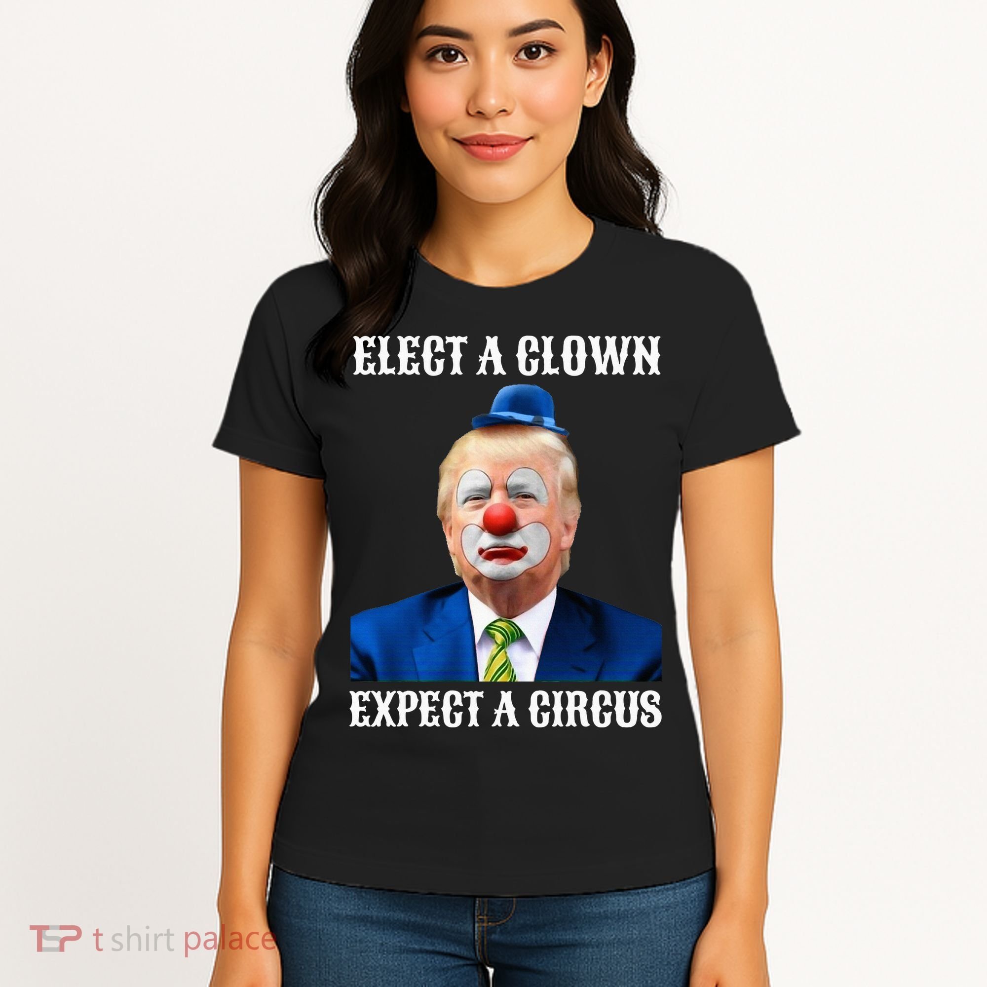 Impeach Antitrump Elect A Clown Expect A Circus Women's T-Shirt