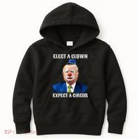 Impeach Antitrump Elect A Clown Expect A Circus Kids Hoodie thumb 0
