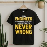 I'm An Engineer To Save Time T-Shirt thumb 2