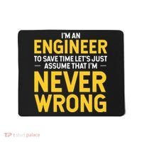 I'm An Engineer To Save Time Mousepad thumb 0