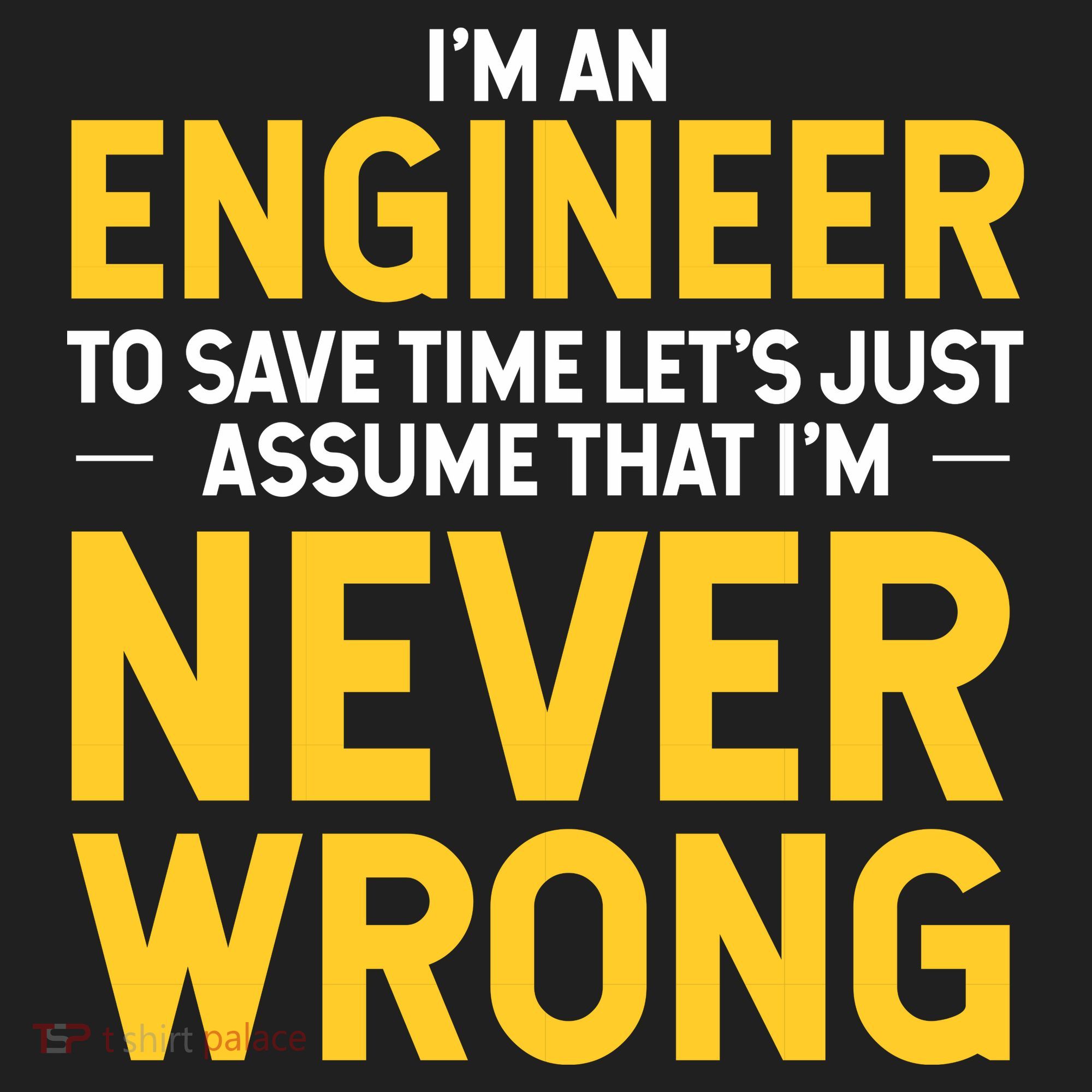 I'm An Engineer To Save Time Golf Towel