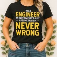 I'm An Engineer To Save Time Women's T-Shirt thumb 2