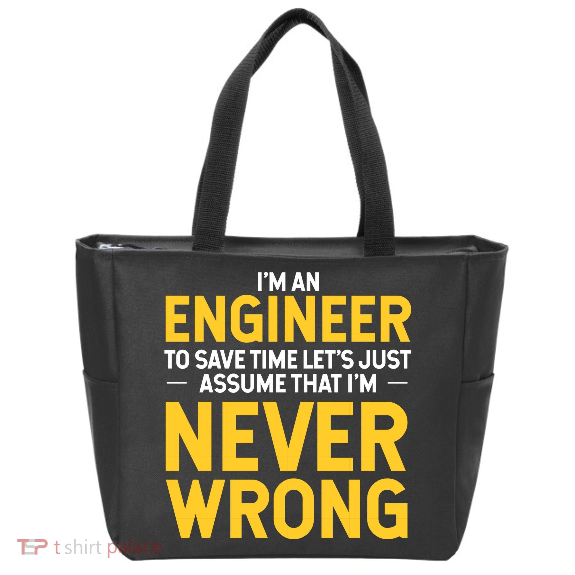 I'm An Engineer To Save Time Tote Bag