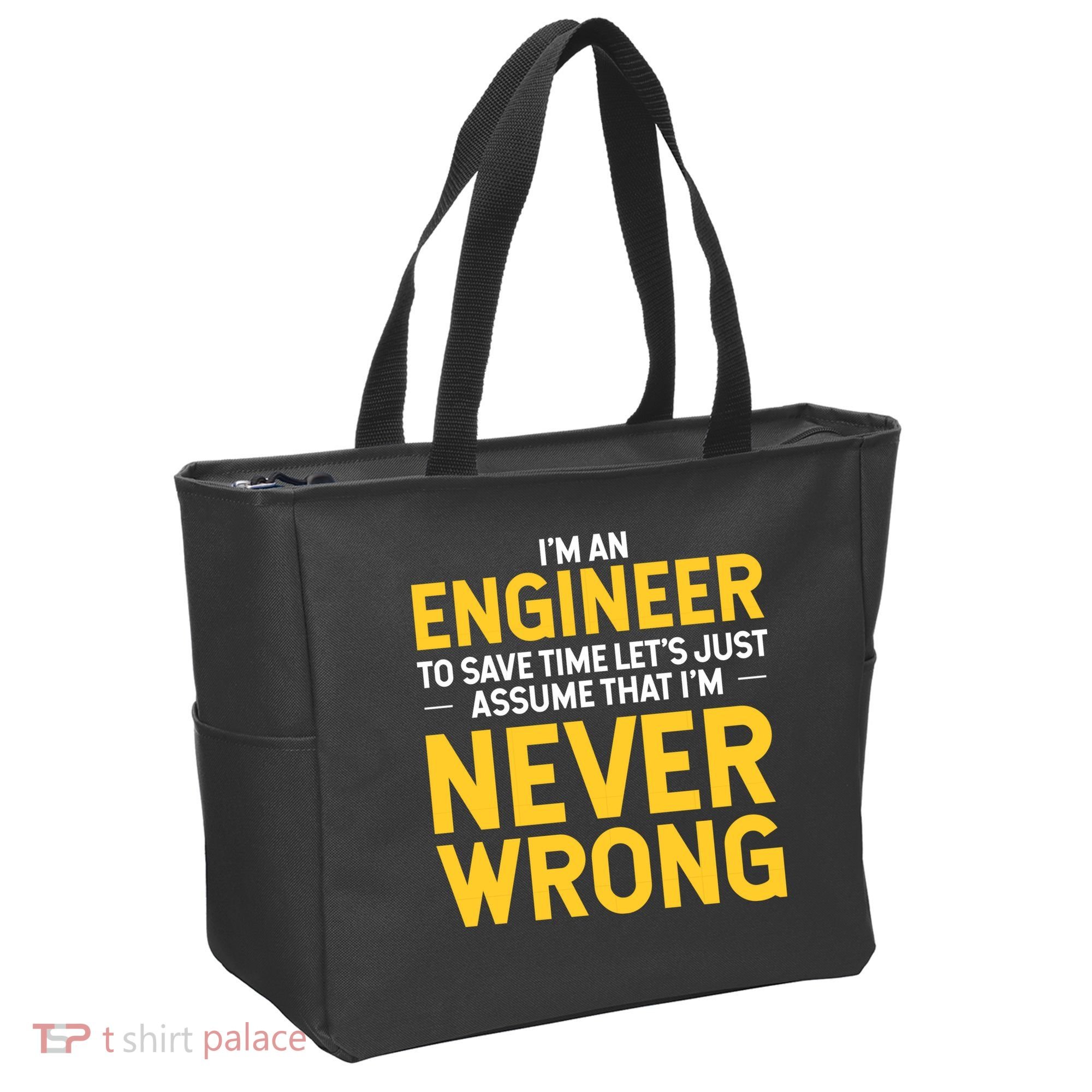 I'm An Engineer To Save Time Tote Bag