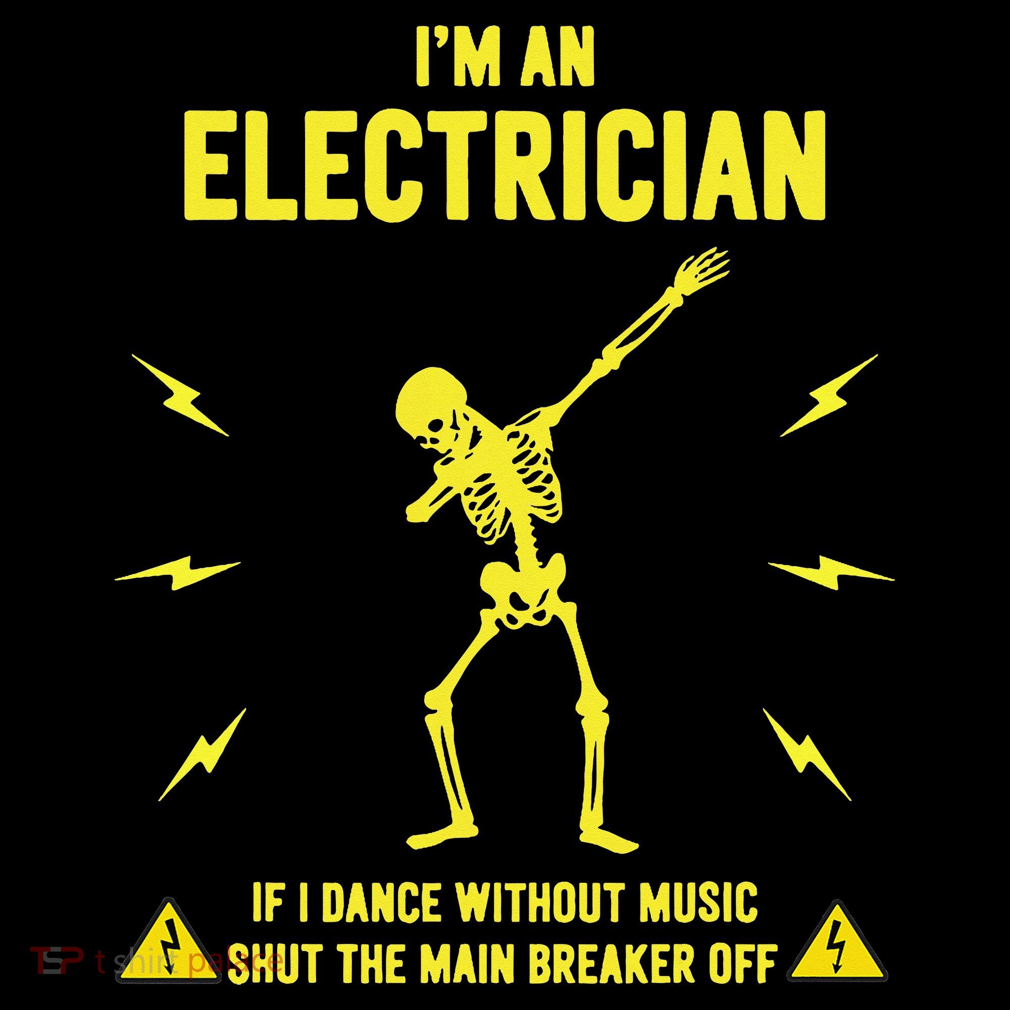 Im An Electrician If I Dance Without Music Funny Skeleton Gift Coffee Mug