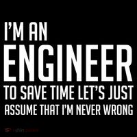 Im An Engineer Lets Just Assume Im Never Wrong Gift Women's Hoodie thumb 2