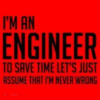 Im An Engineer Lets Just Assume Im Never Wrong Gift Santa Hat thumb 1