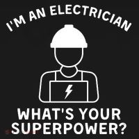 Im An Electrician Whats Your Superpower Ornament thumb 1