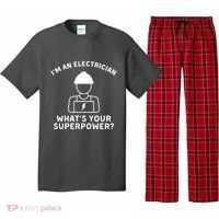 Im An Electrician Whats Your Superpower Pajama Set thumb 0