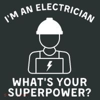 Im An Electrician Whats Your Superpower Baby Bodysuit thumb 2